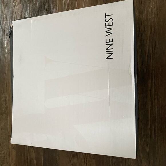 Nine West sz 8.5 brown faux suede chunky high heel boots NWT - Picture 12 of 14